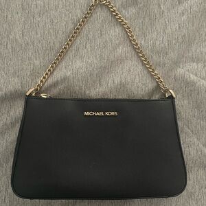 Michael Kors mini black shoulder purse